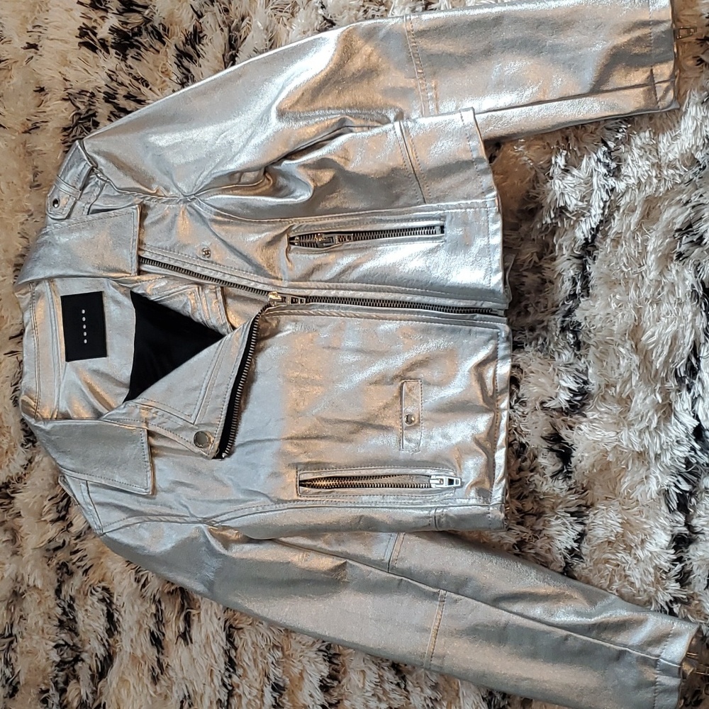 Blank NYC faux leather jacket